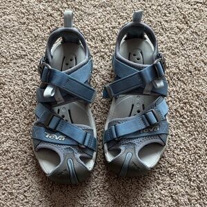 Teva Dusty Blue Strappy Sandals